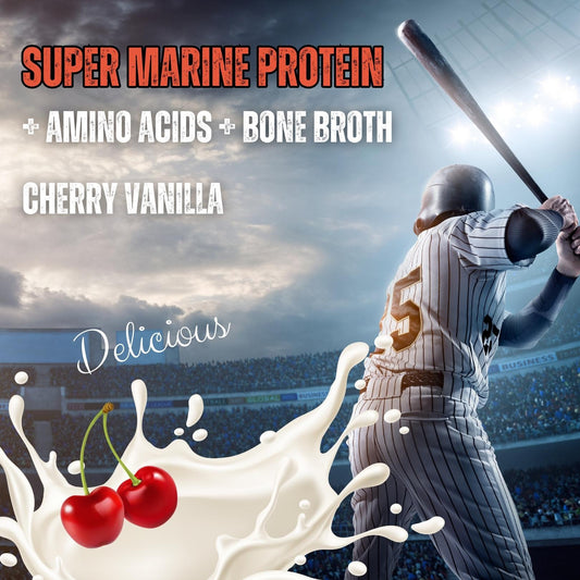 Super Marine Protein + Amino Acids + Bone Broth (Cherry Vanilla)