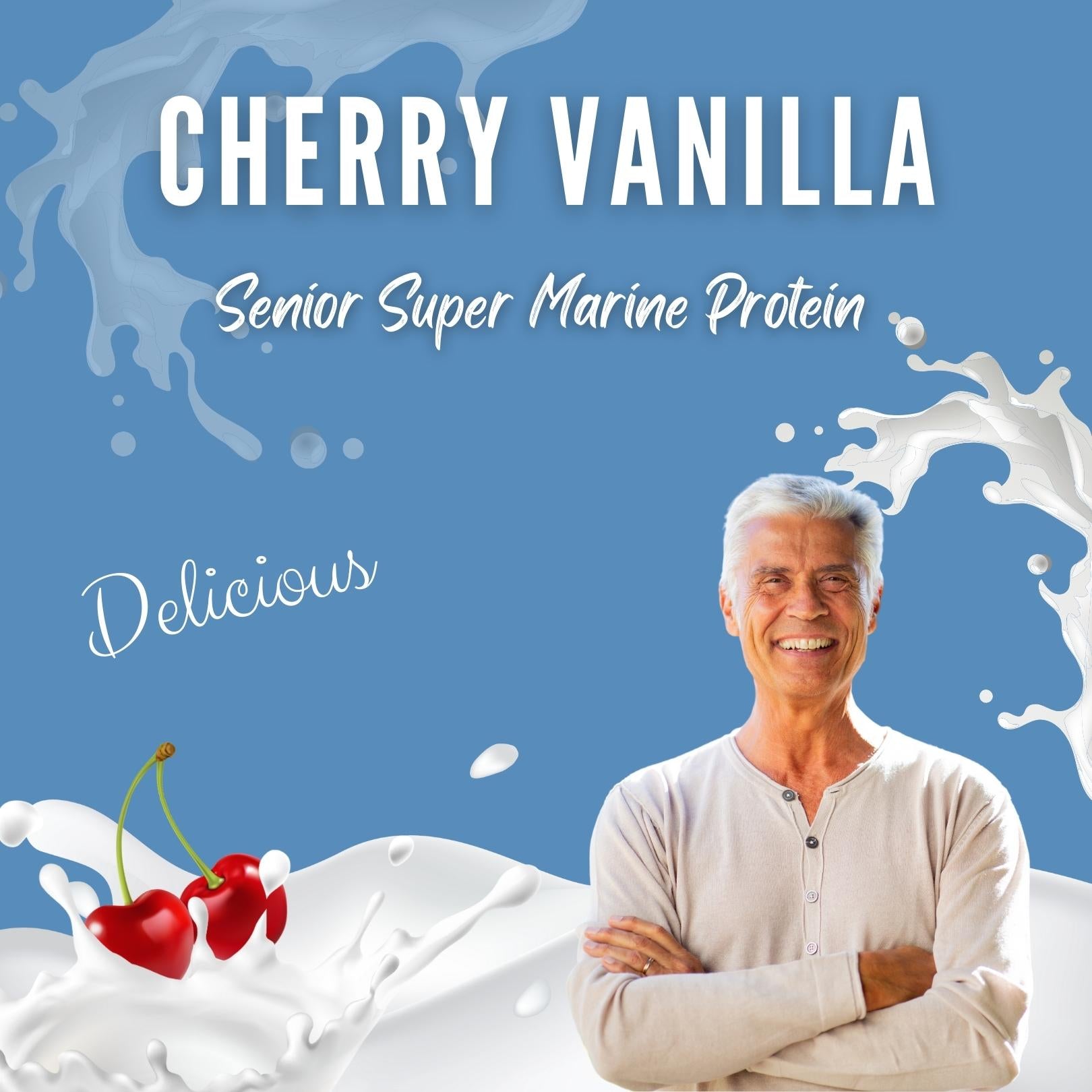 Seniors Super Marine Protein (Cherry Vanilla)