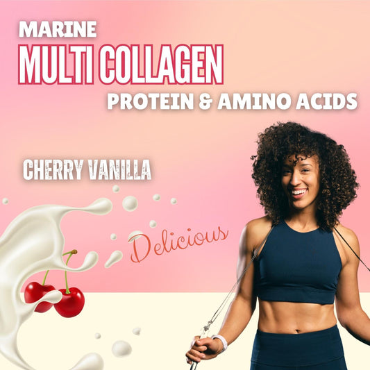 Marine Multi Collagen Protein & Amino Acids (Cherry Vanilla)